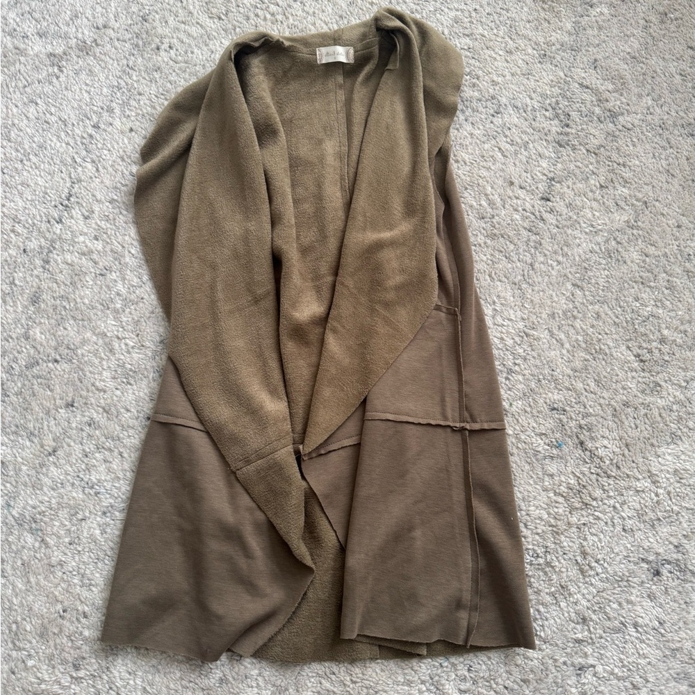 Francesca's Collections Tan Women's Vest